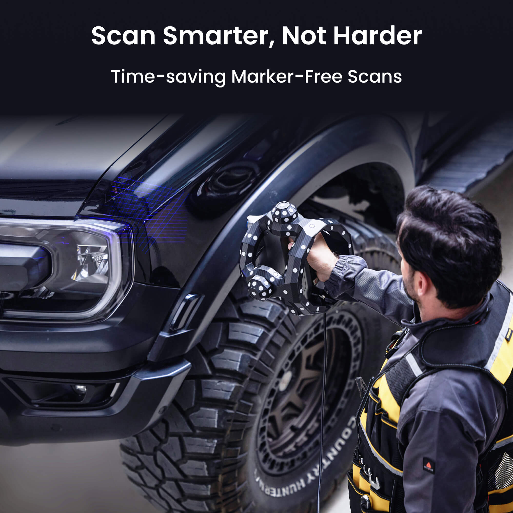 revopoint trackit marker-free scans