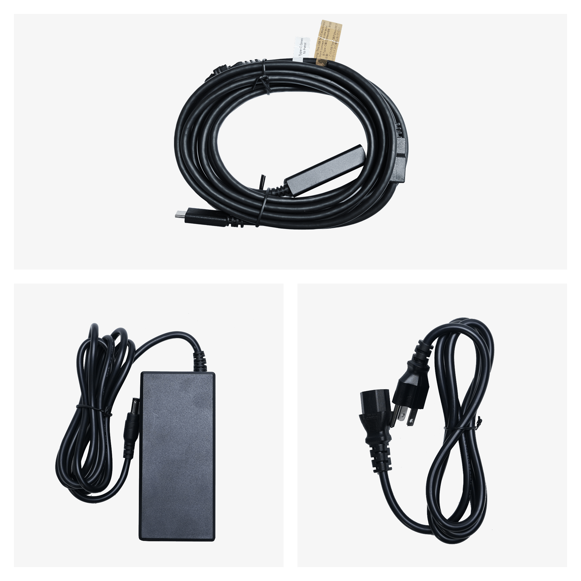 Power Adapter and USB Type-C to Type-C Cable for MetroY, MetroY Pro, MetroX Pro