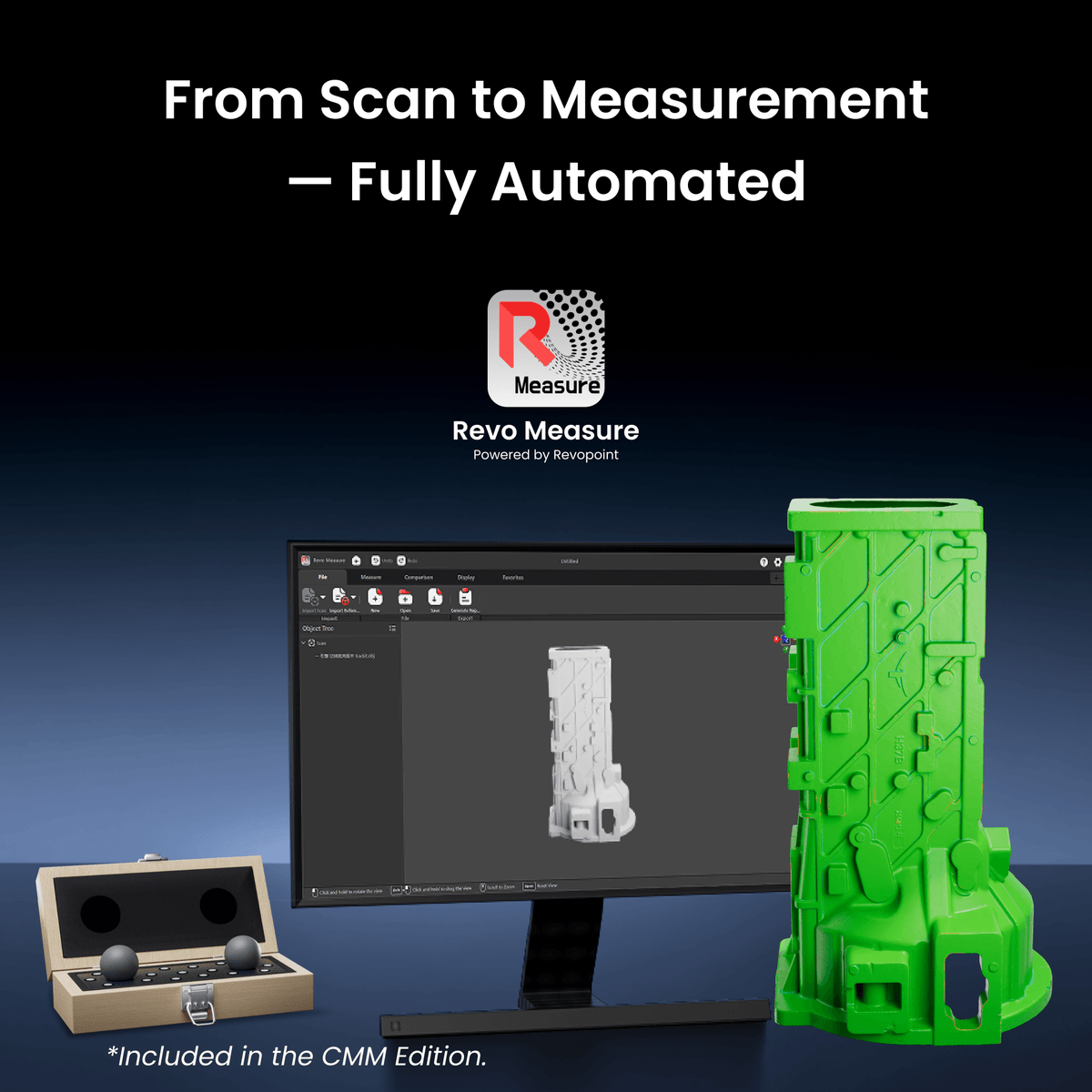 Metrohub 09TR: Robotic Optical Tracking 3D Scanning System for Automated Scanning & Inspection