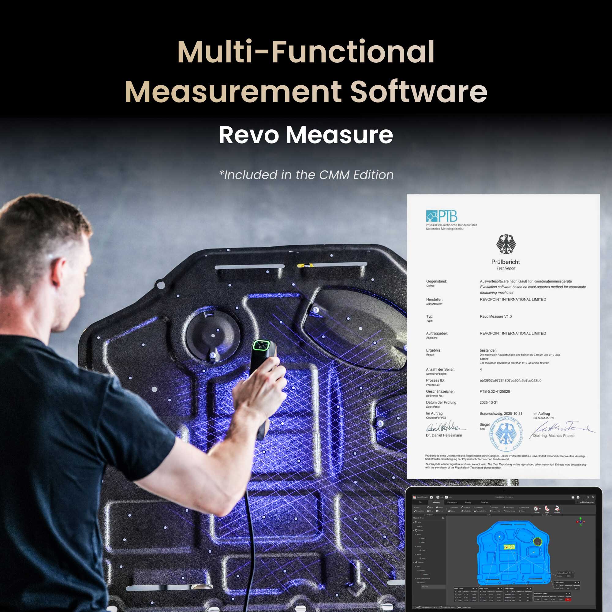 Revopoint MetroY Ultra: High-Performance Wireless 3D Scanner for Small to Medium Workpieces