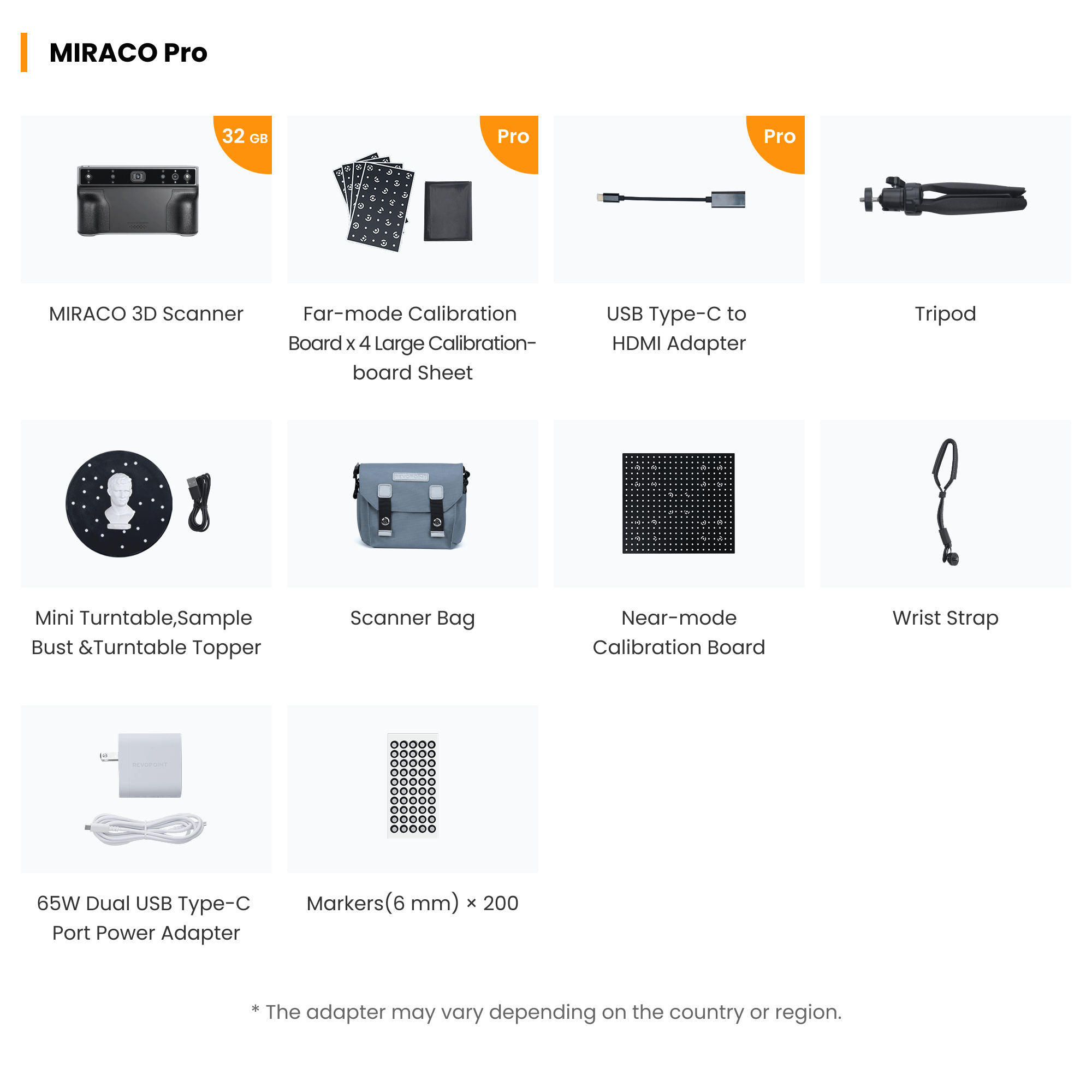 Revopoint MIRACO: Standalone 3D Scanner for Small to Large Objects Scanner