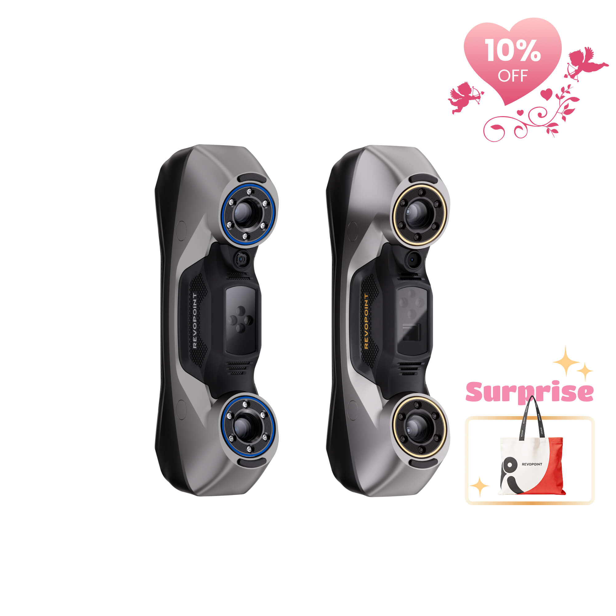 Revopoint MetroY & MetroY Pro: Wireless Blue Laser 3D Scanners for Small to Medium Workpieces