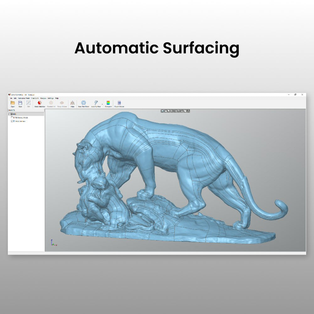 QUICKSURFACE Pro - fast and easy to ready for reverse engineering workflows.
