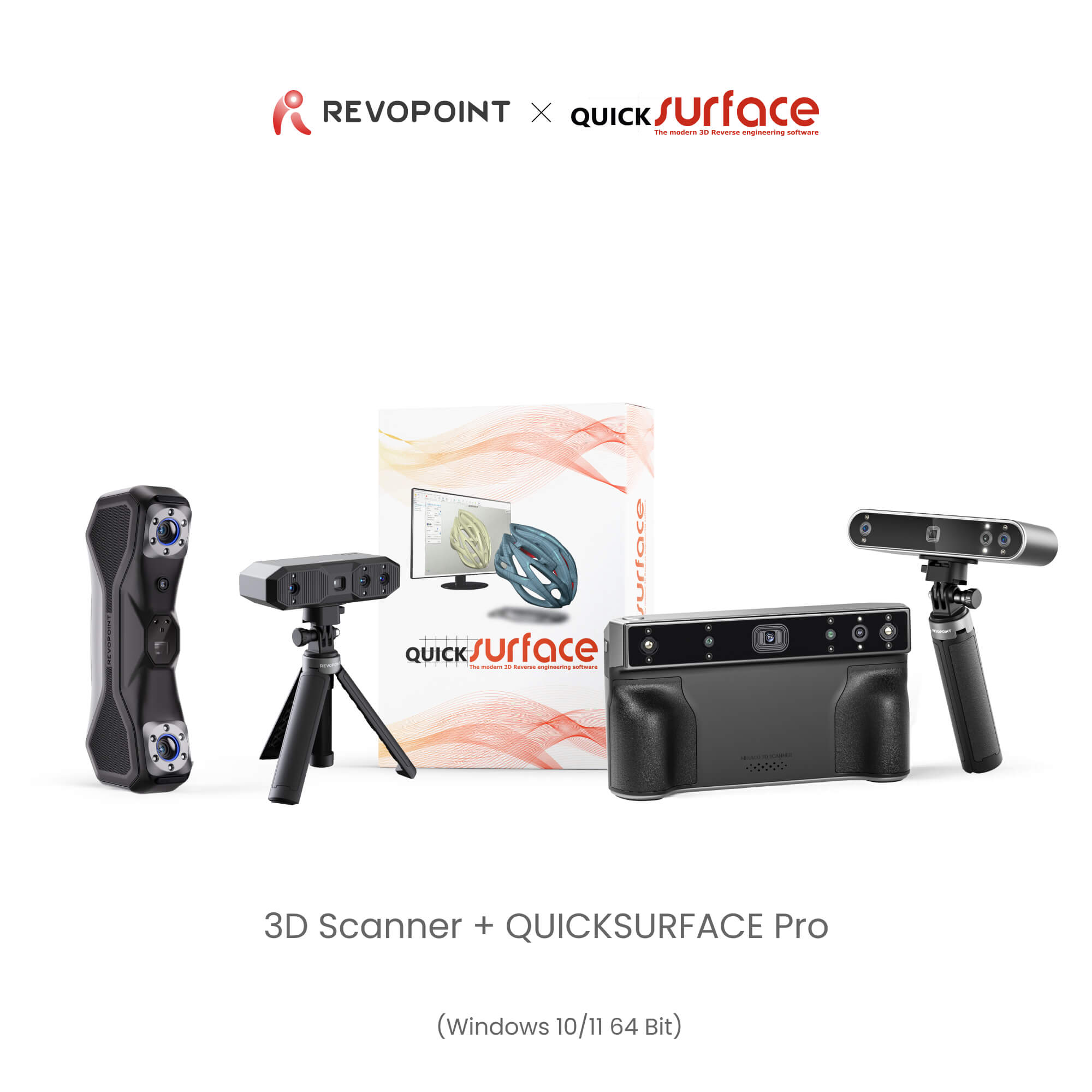 QUICKSURFACE Pro - fast and easy to ready for reverse engineering workflows.