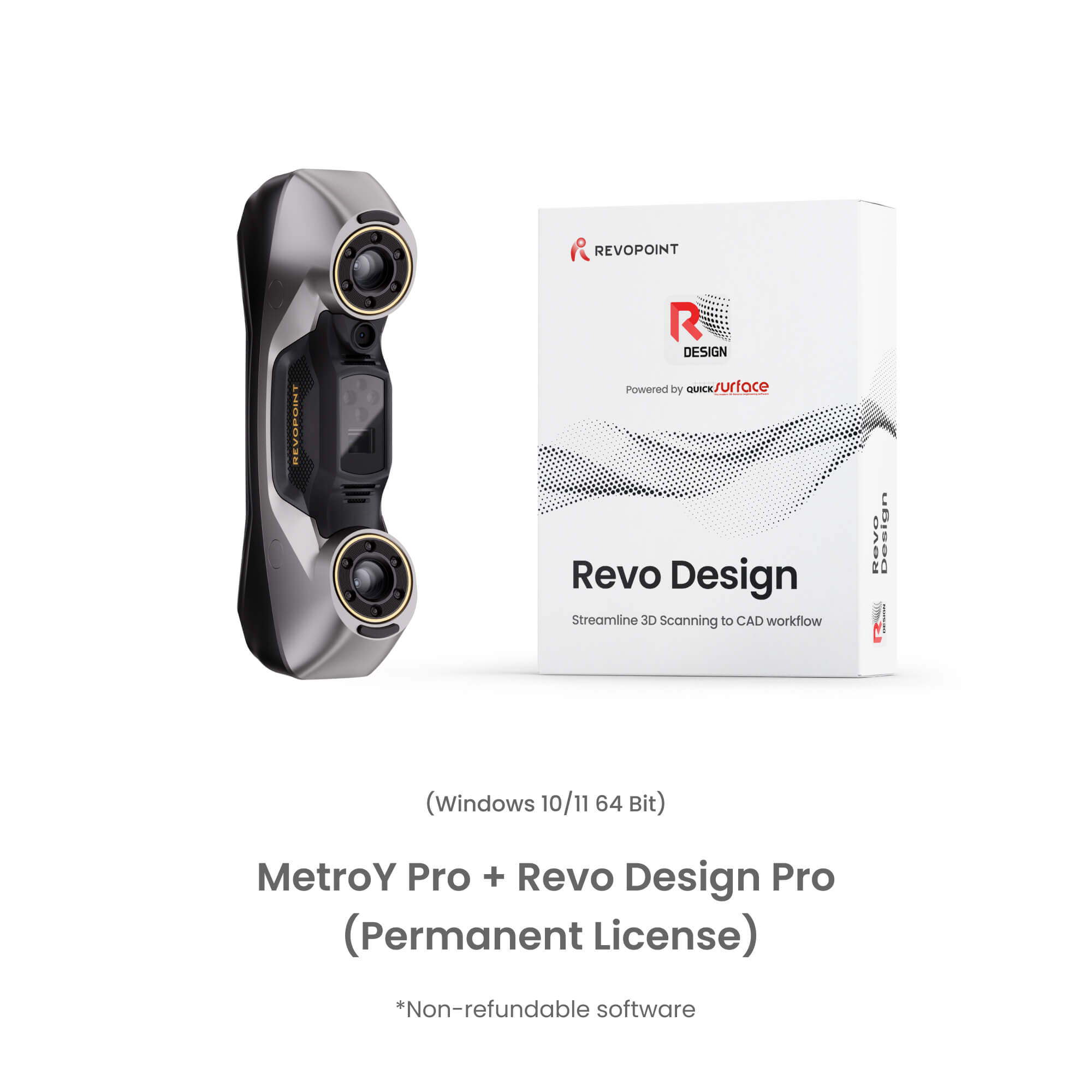 Revopoint MetroY & MetroY Pro: Wireless Blue Laser 3D Scanners for Small to Medium Workpieces