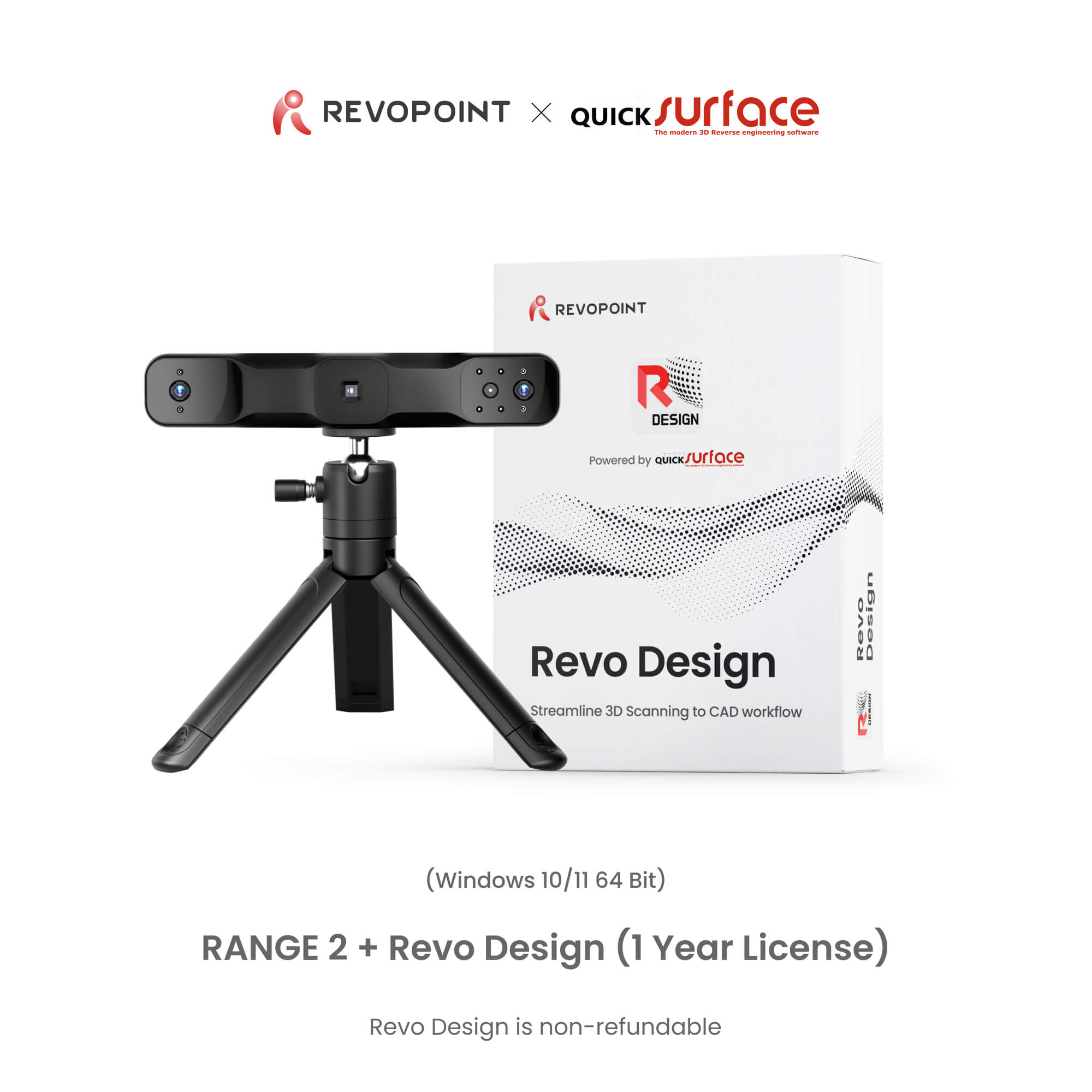 RANGE 2 3D Scanner: Fast and Powerful Large Object 3D Scanning