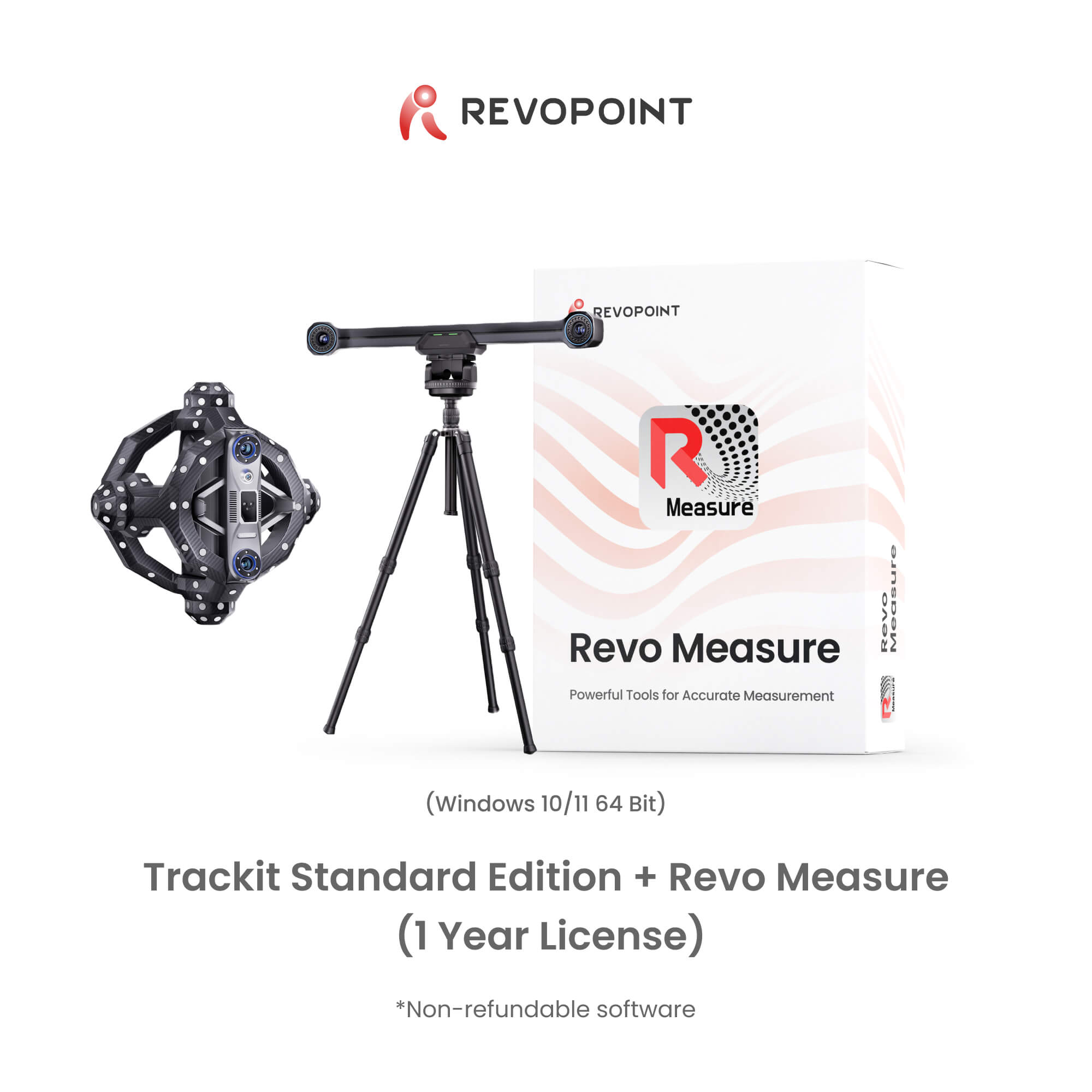 Revopoint Trackit: Optical Tracking 3D Scanner for Marker-free Scans