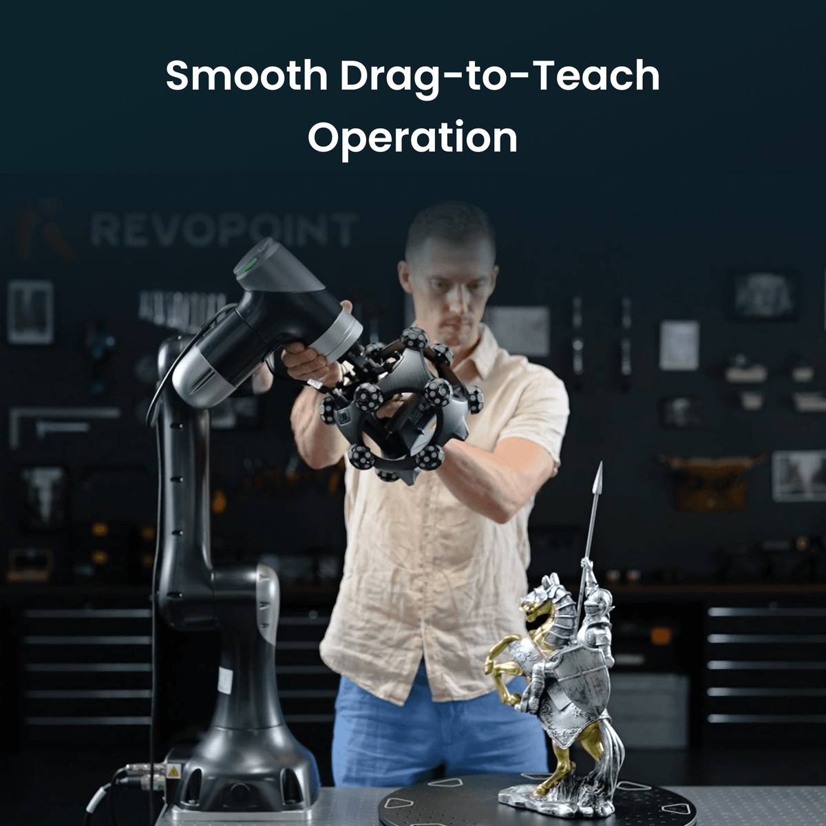 Metrohub 09TR: Robotic Optical Tracking 3D Scanning System for Automated Scanning & Inspection