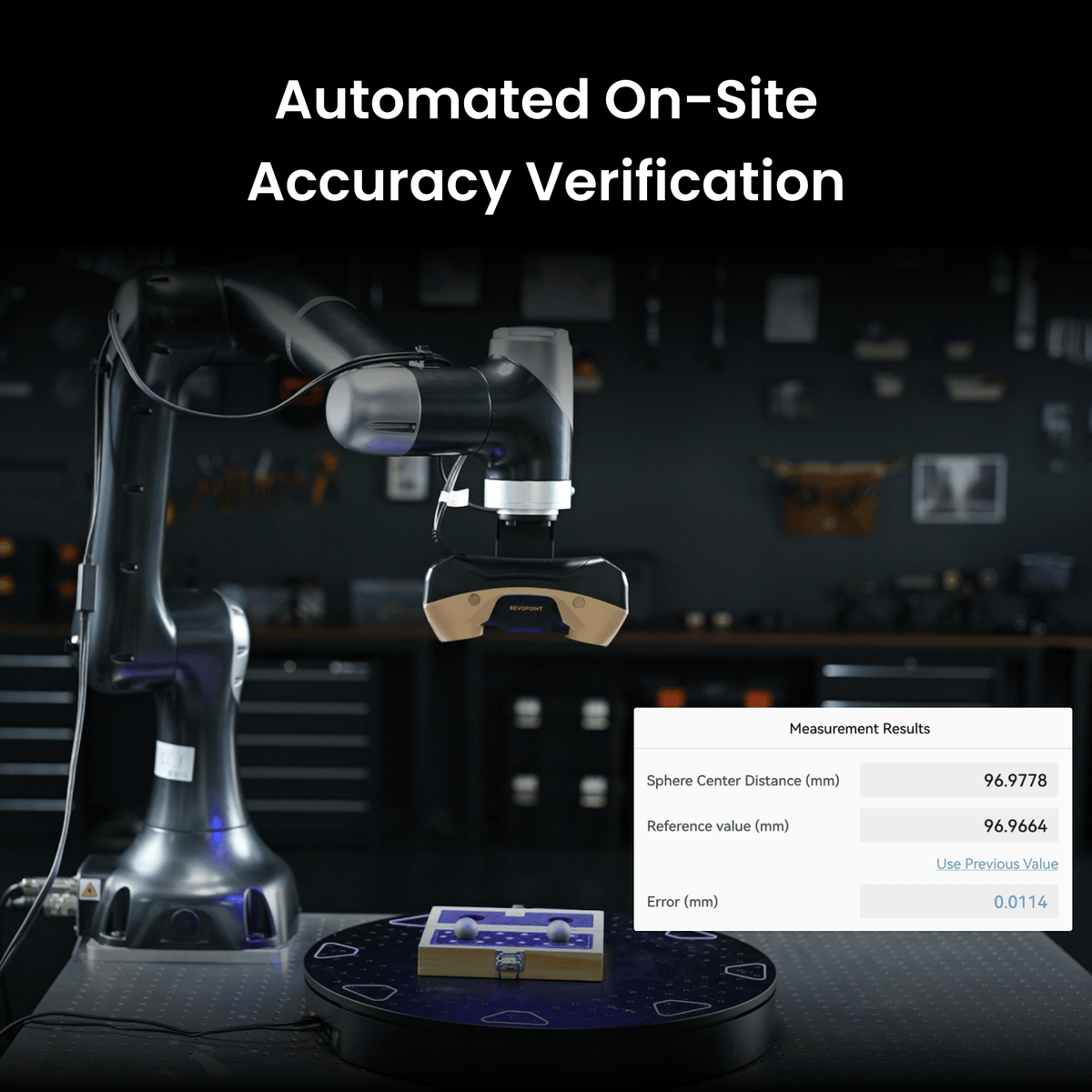 Metrohub 09YU: Robotic Blue Laser 3D Scanning System for High-Precision Scanning & Measurement