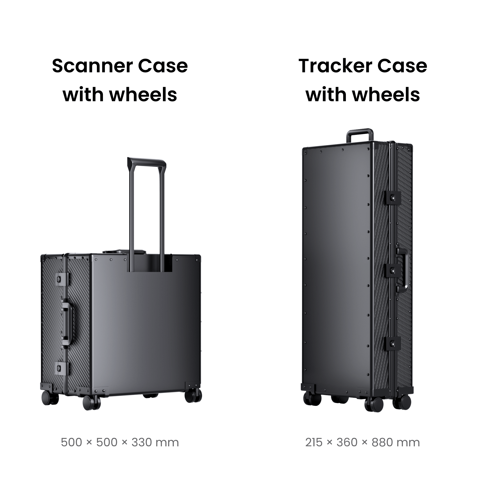 Aluminum Alloy Four-wheel Carry Cases for Trackit [Preorder]