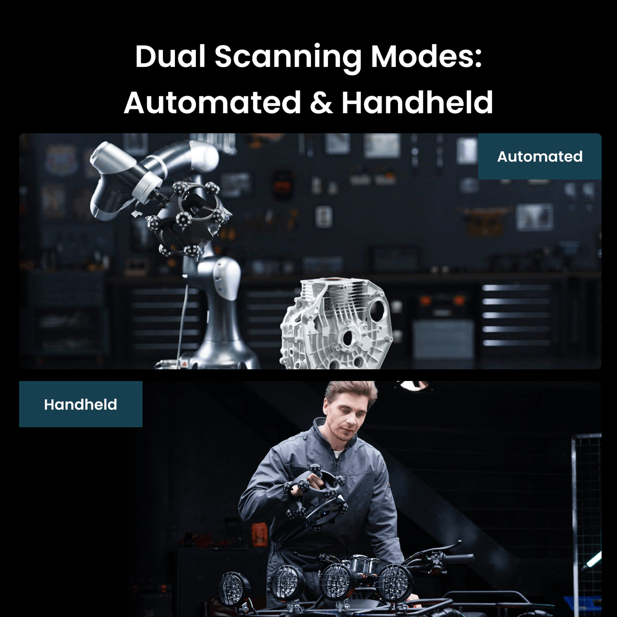 Metrohub 09TR: Robotic Optical Tracking 3D Scanning System for Automated Scanning & Inspection