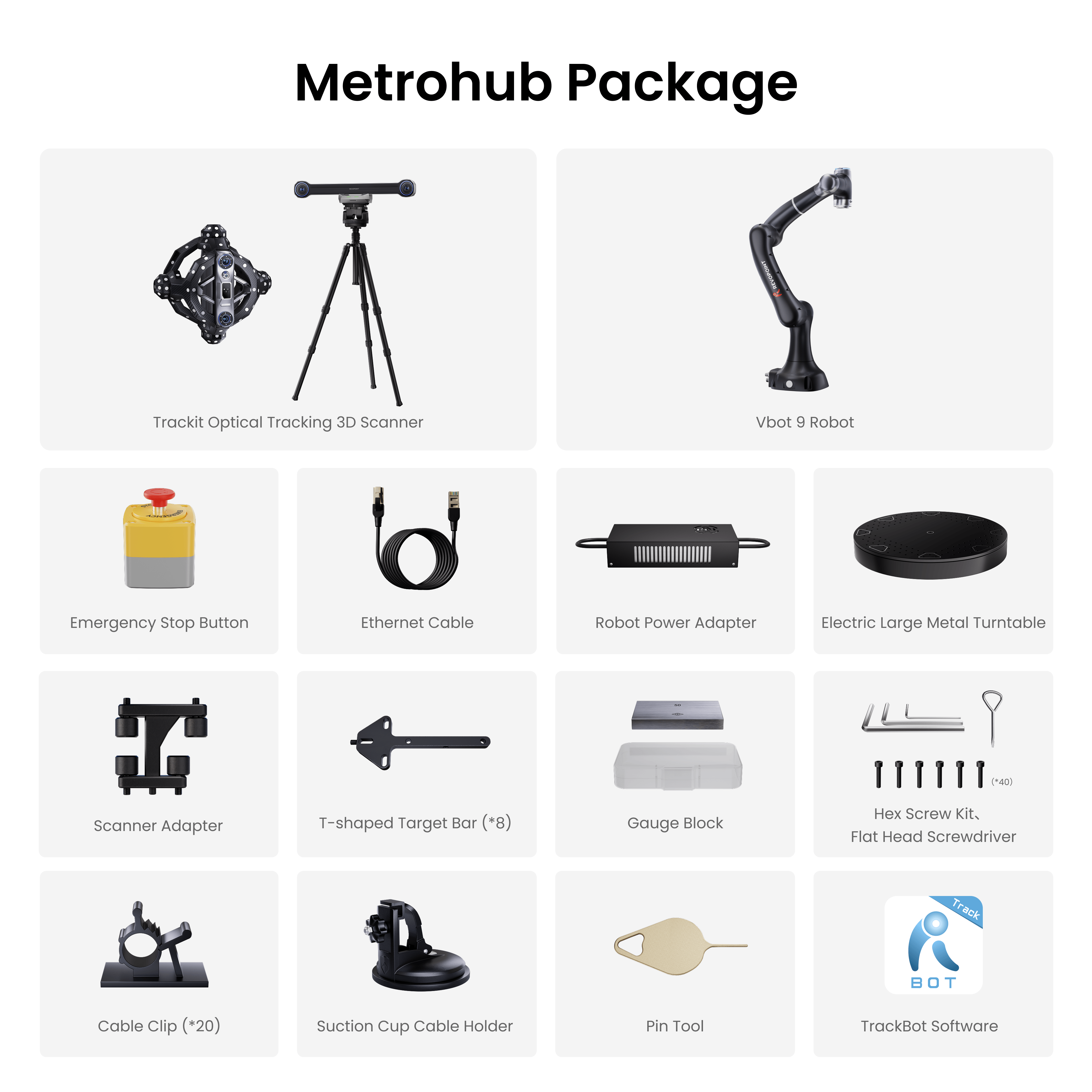 Revopoint Trackit: Optical Tracking 3D Scanner for Marker-free Scans