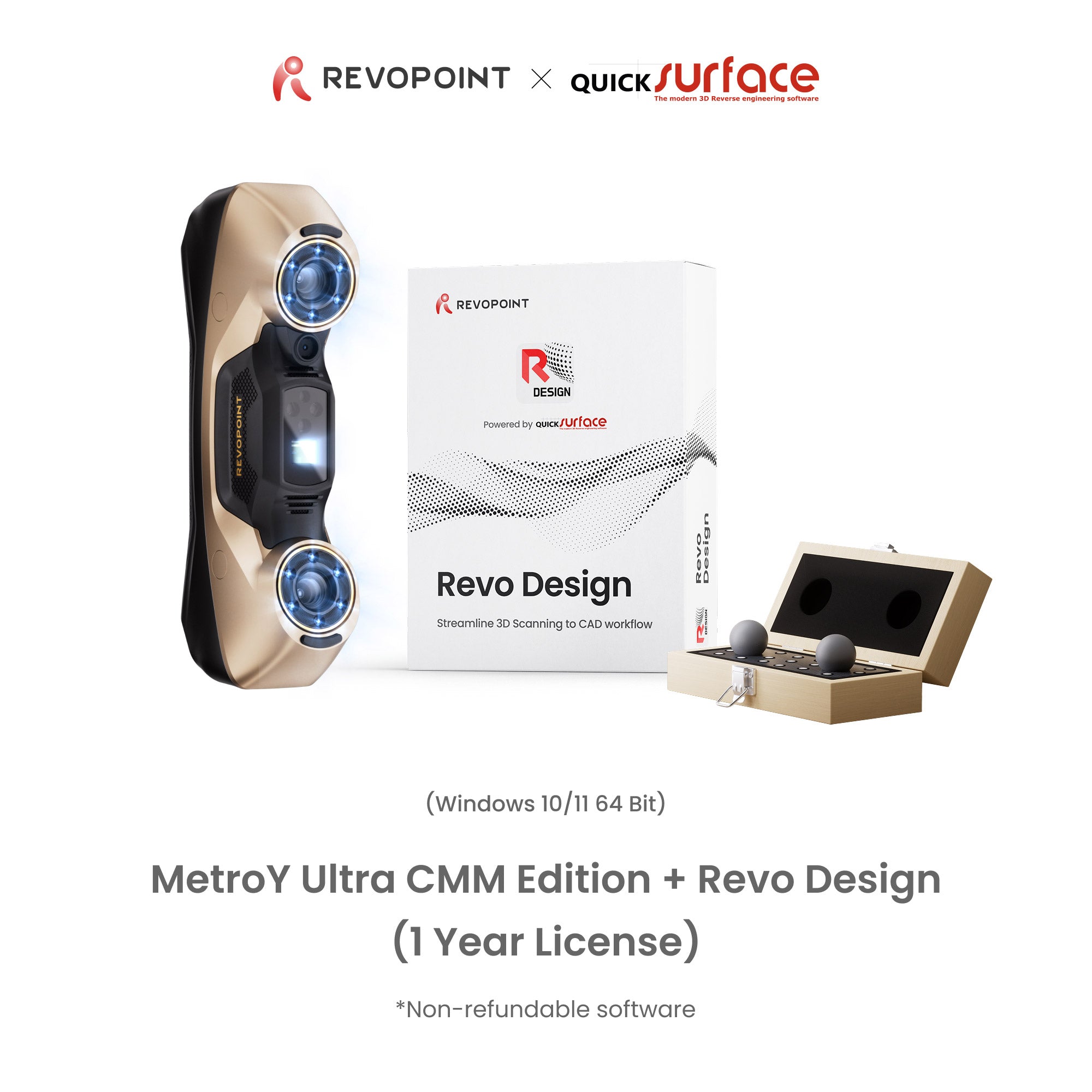 Revopoint MetroY Ultra: High-Performance Wireless 3D Scanner for Small to Medium Workpieces