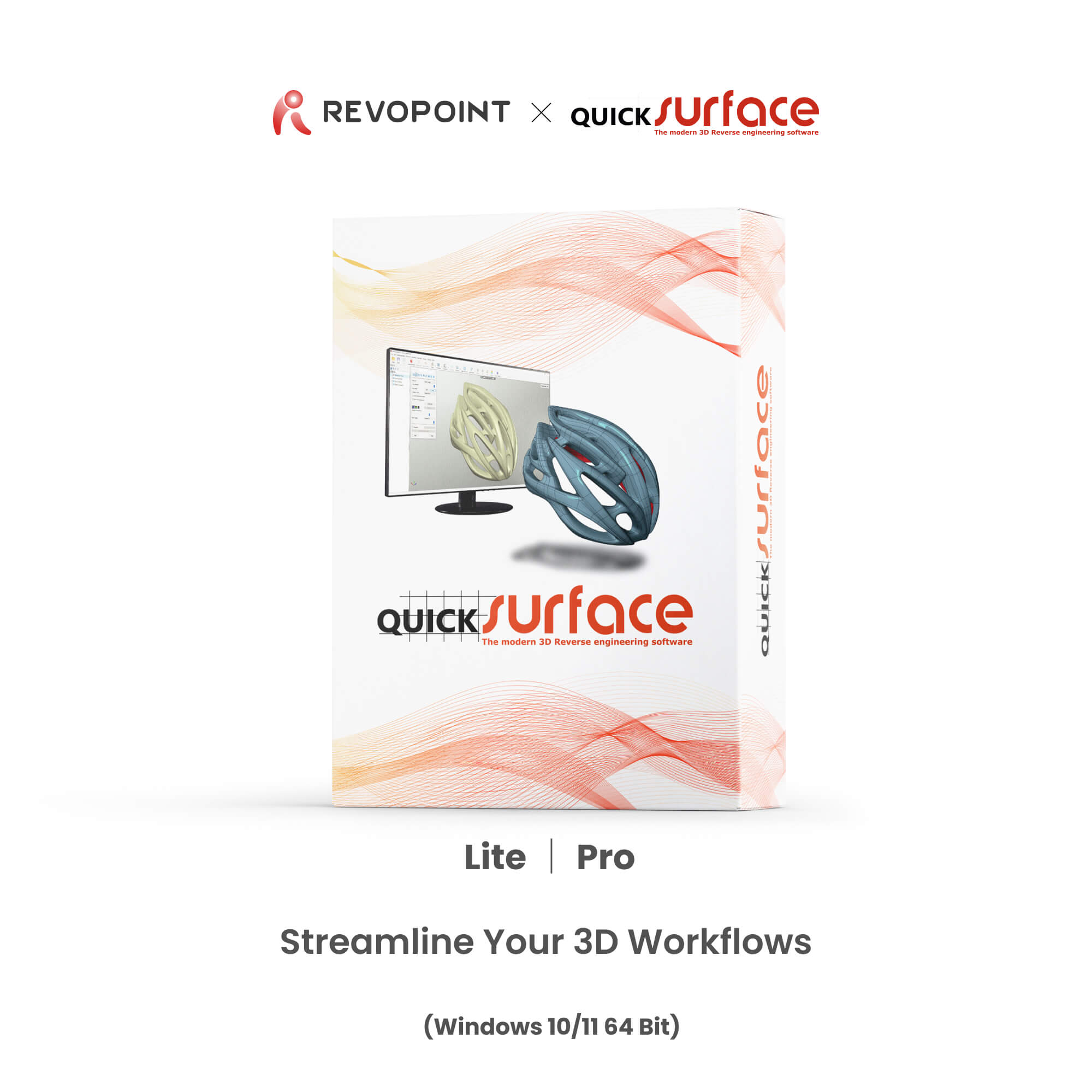 QUICKSURFACE Lite & Pro - fast and easy to ready for reverse engineering workflows.