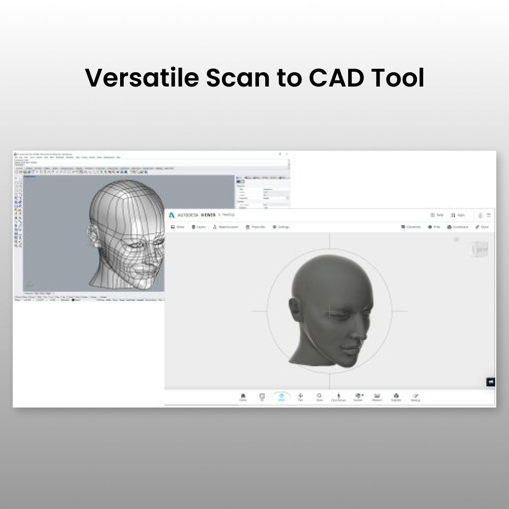 QUICKSURFACE Lite & Pro - fast and easy to ready for reverse engineering workflows.