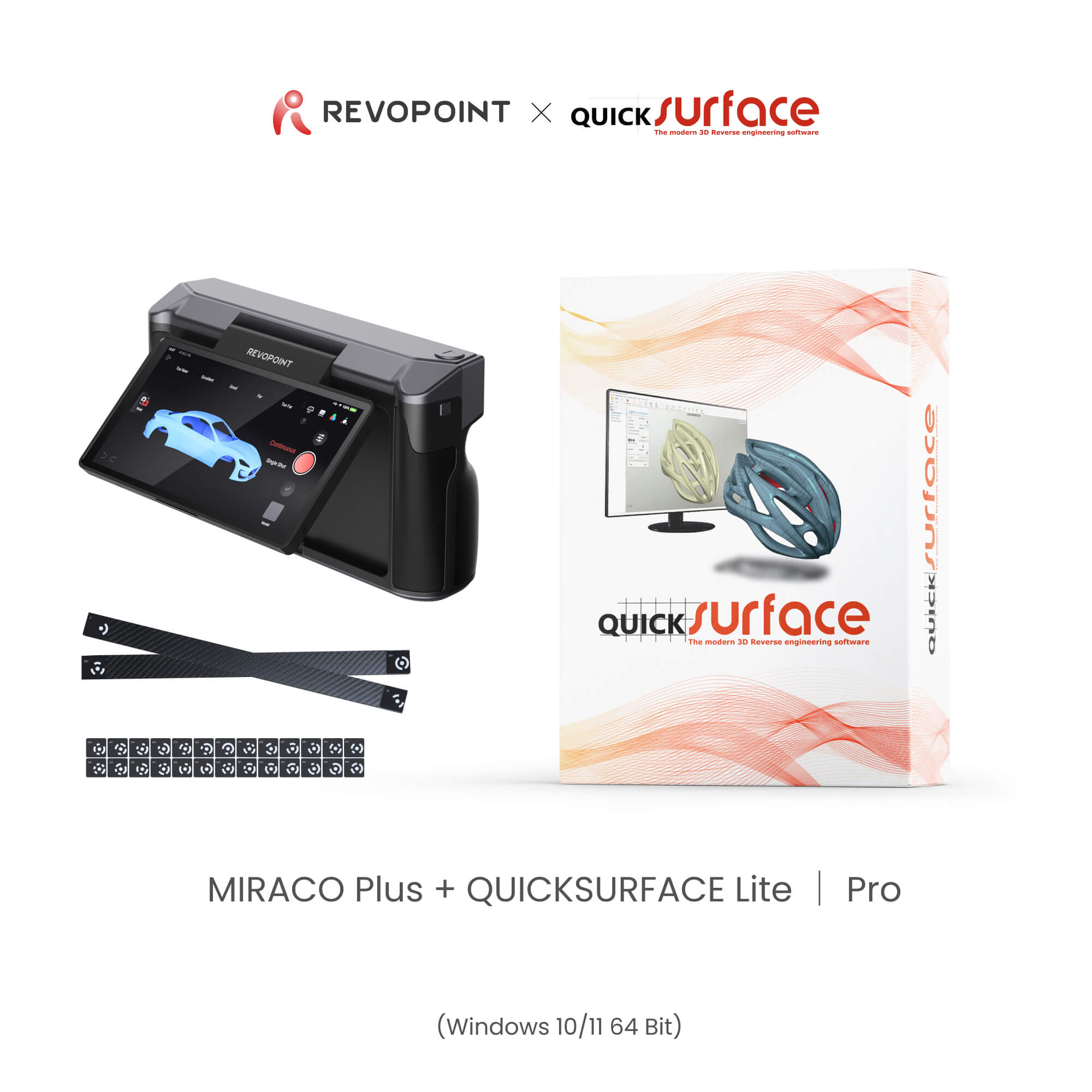 QUICKSURFACE Lite & Pro - fast and easy to ready for reverse engineering workflows.