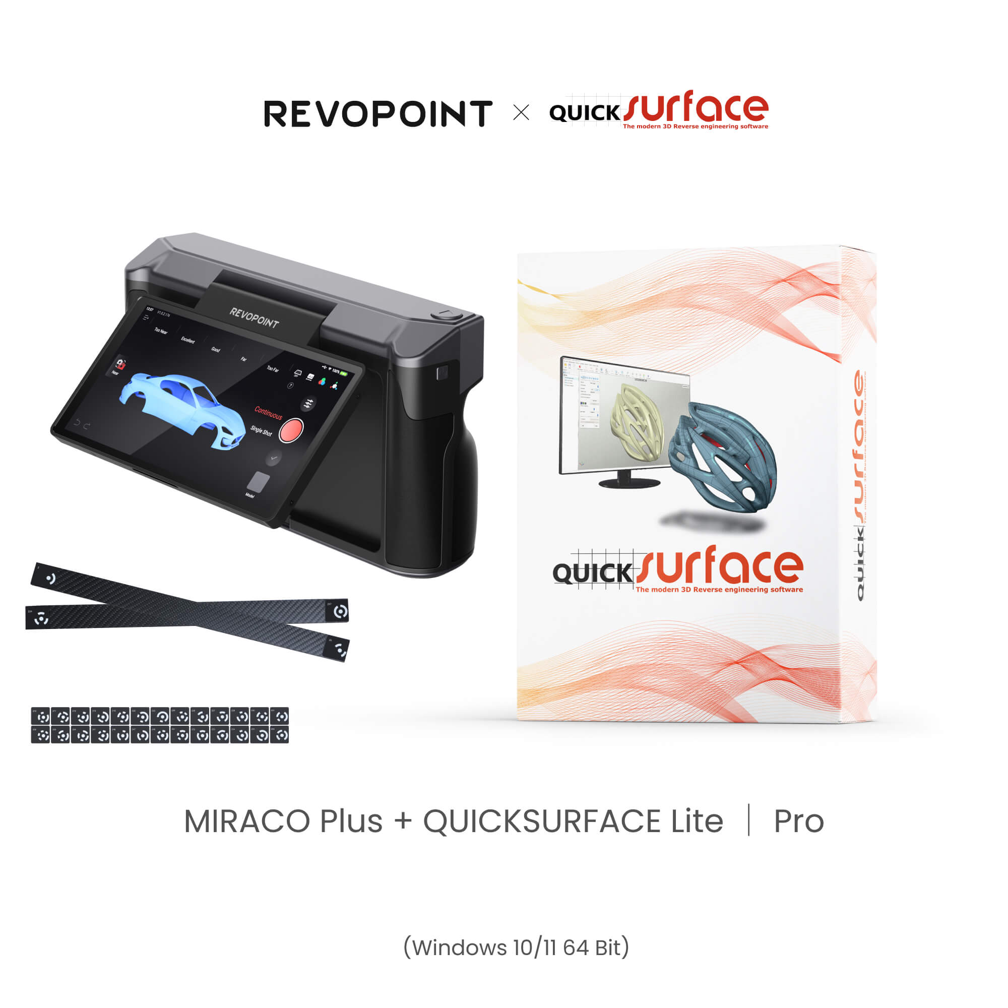 QUICKSURFACE Lite & Pro - fast and easy to ready for reverse engineering workflows.