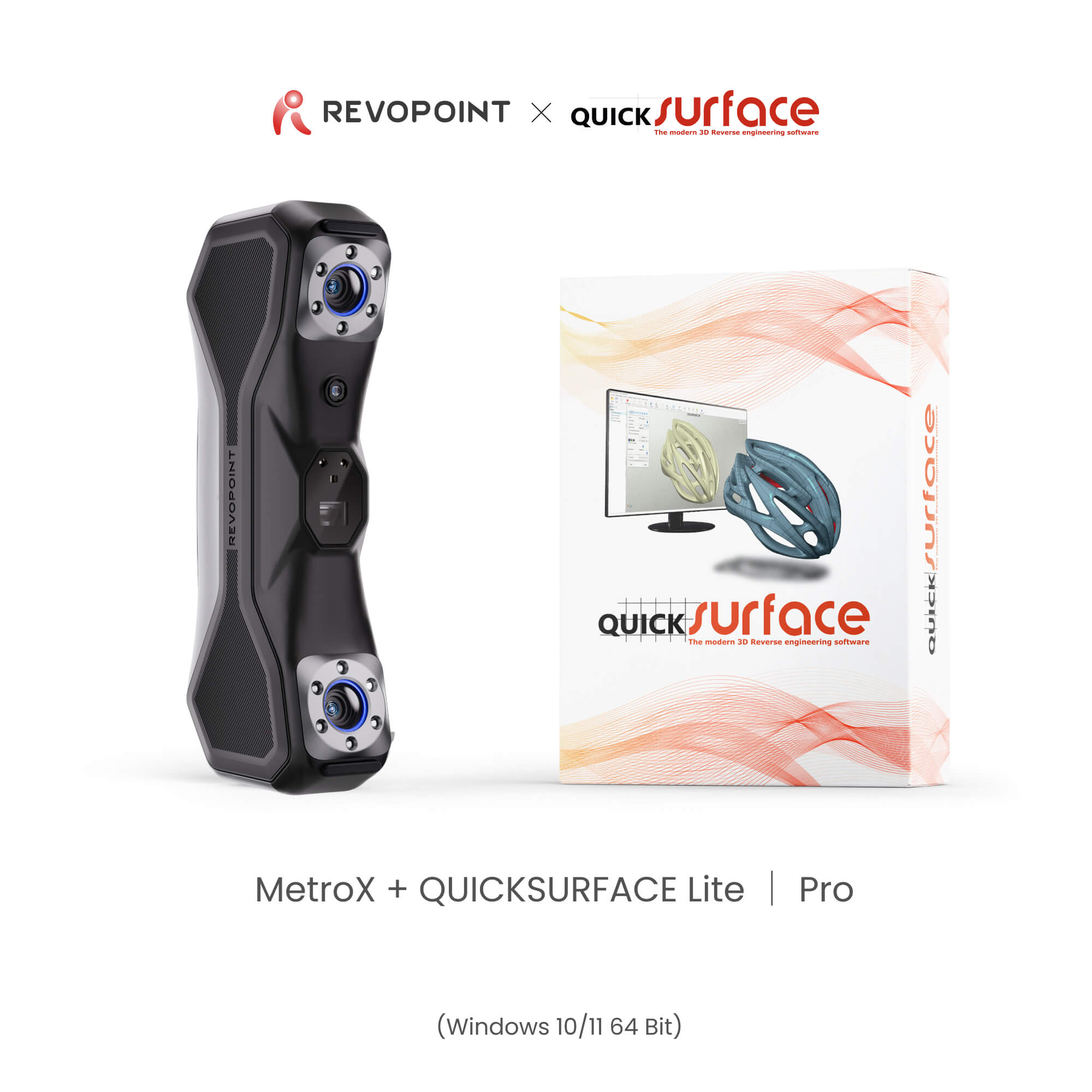 QUICKSURFACE Lite & Pro - fast and easy to ready for reverse engineering workflows.