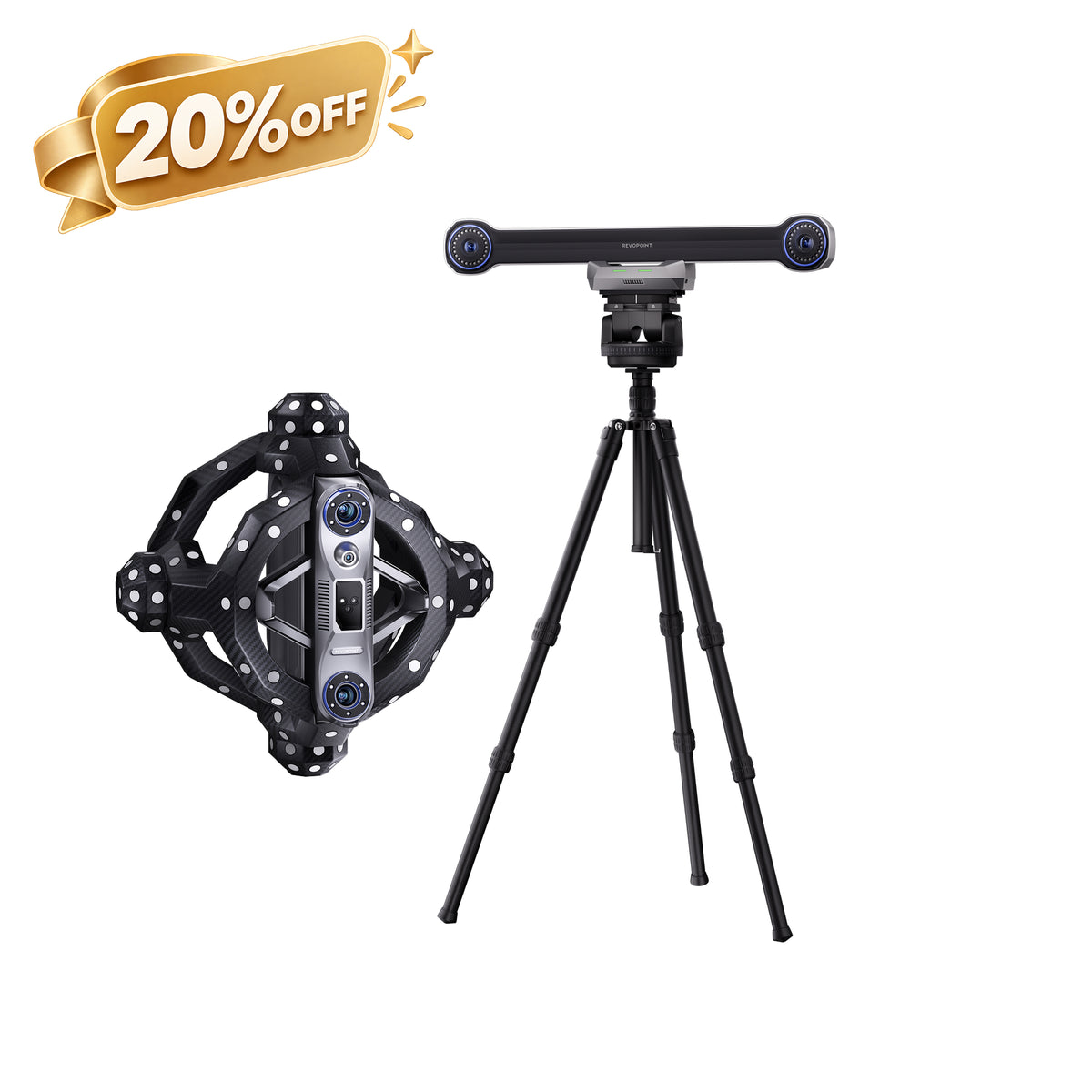 Revopoint Trackit: Optical Tracking 3D Scanner for Marker-free Scans