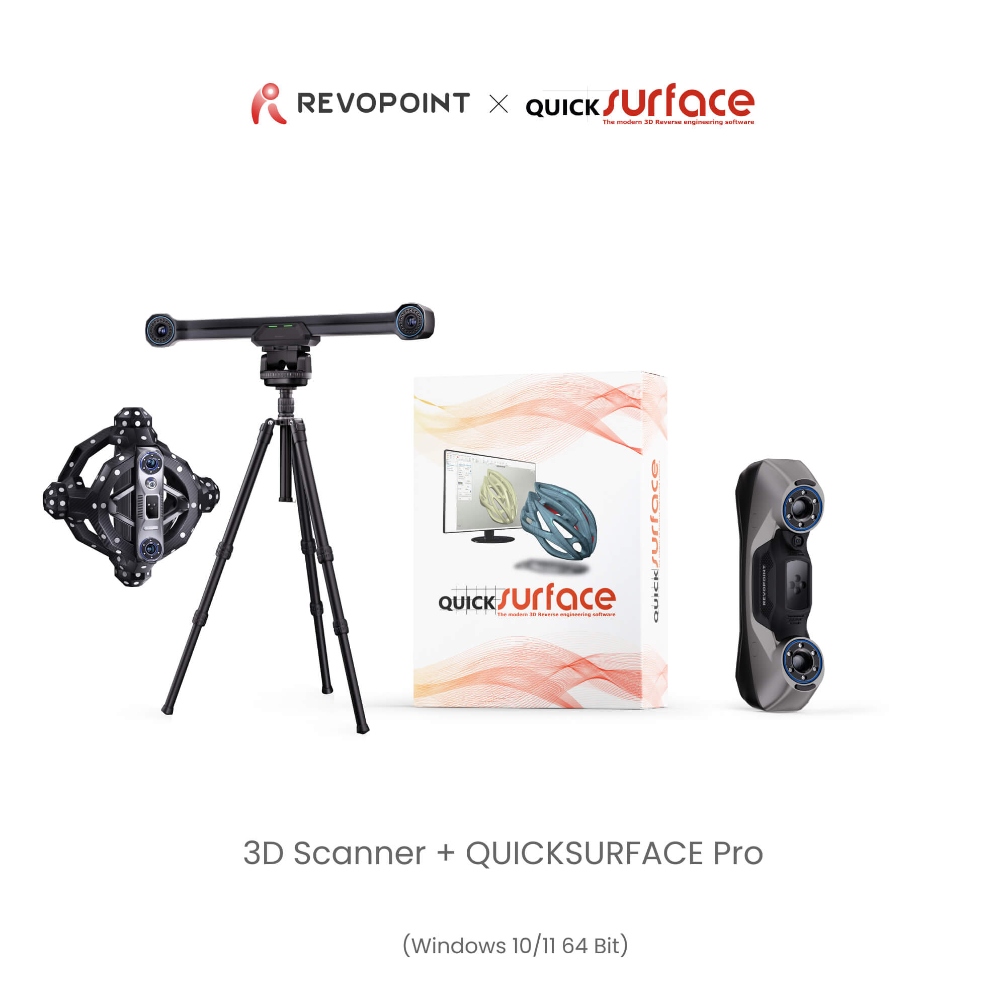 QUICKSURFACE Pro - fast and easy to ready for reverse engineering workflows.
