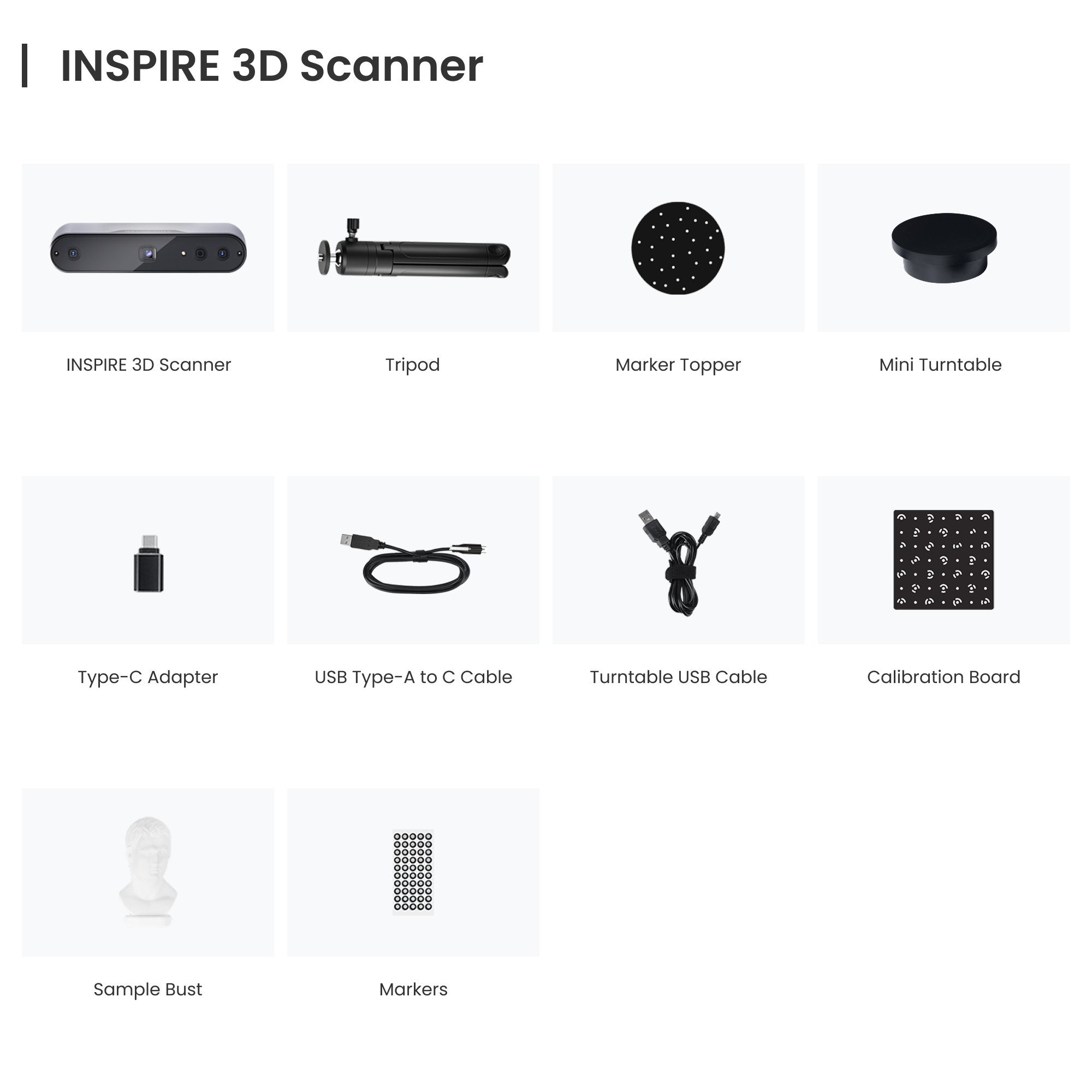 Revopoint INSPIRE: User-friendly Cost-effective 3D Scanner for 3D Printing
